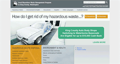 Desktop Screenshot of hazwastehelp.org